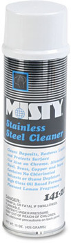 Misty® Stainless Steel Cleaner & Polish, Lemon Scent, 15oz Aerosol