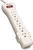A Picture of product TRP-SUPER7 Tripp Lite Protect It!™ Seven-Outlet Surge Suppressor, 7 Outlet, 7ft Cord, 2160 Joules