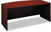 A Picture of product BSH-WC36746 Bush® Series C Bow Front DeskShell Series C, Mahogany