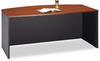 A Picture of product BSH-WC36746 Bush® Series C Bow Front DeskShell Series C, Mahogany