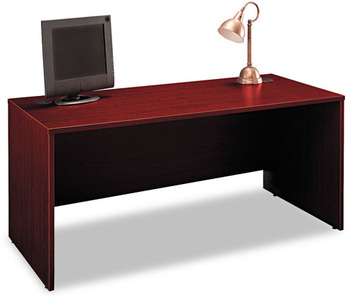 Bush® Series C Rectangular DeskShell Series C, Mahogany
