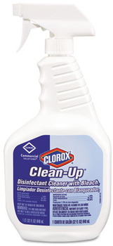 Clorox® Clean-Up® Disinfectant Cleaner with Bleach.  32 oz. Spray Bottle.
