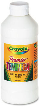 Crayola® Premier™ Tempera Paint, White, 16 oz