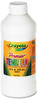 A Picture of product CYO-541216053 Crayola® Premier™ Tempera Paint, White, 16 oz
