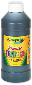 Crayola® Premier™ Tempera Paint, Black, 16 oz
