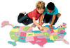 A Picture of product CKC-4377 Creativity Street® WonderFoam® Giant U.S.A. Puzzle Map, 73 Pieces