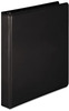 A Picture of product WLJ-36314B Wilson Jones® Heavy-Duty Round Ring View Binder, 1" Capacity, Black