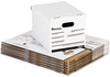 A Picture of product UNV-95223 Universal® Basic-Duty Easy Assembly Storage Files Letter/Legal White, 12/Carton