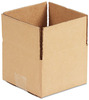 A Picture of product UNV-179532 Fixed-Depth Shipping Boxes, Regular Slotted Container (RSC), 6" x 6" x 4", Brown Kraft, 25/Bundle