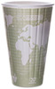 A Picture of product ECO-EPBNHC16WD Eco-Products® World Art™ Insulated Hot Cups, 16oz, Light Green, 600/Carton