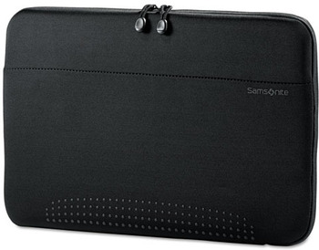 Samsonite® Aramon Laptop Sleeve, Neoprene, 15-3/4 x 1 x 10-1/2, Black
