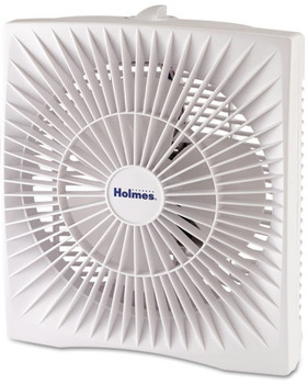Holmes® Personal Space Box Fan, Two-Speed, White