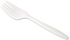 A Picture of product STM-CPLA005 6.5" Cutlery Kit (knife/fork/spoon) with Napkin. 250 per case. Individually Wrapped. Compostable.