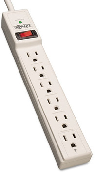 Tripp Lite Protect It!™ Six-Outlet Surge Suppressor, 6 Outlet, 6ft Cord, 790 Joules