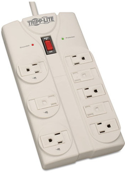 Tripp Lite Protect It!™ Eight-Outlet Surge Suppressor, 8 Outlet, 8ft Cord, 1440 Joules