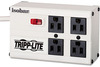 A Picture of product TRP-ISOBAR4 Tripp Lite Isobar® Premium Surge Suppressor, Metal, 4 Outlet, 6ft Cord, 3330 Joules