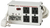 A Picture of product TRP-ISOBAR4 Tripp Lite Isobar® Premium Surge Suppressor, Metal, 4 Outlet, 6ft Cord, 3330 Joules