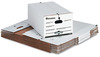 A Picture of product UNV-75130 Universal® Economical Easy Assembly Storage Files Legal White, 12/Carton