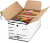 A Picture of product UNV-75130 Universal® Economical Easy Assembly Storage Files Legal White, 12/Carton