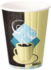 A Picture of product SLO-IC8 SOLO® Cup Company Duo Shield™ Insulated Paper Hot Cups, Paper, 8oz, Tuscan Design, 50/Pack (1000 Cups per Case)