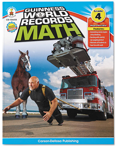 World Record Math Problems CARSON-DELLOSA PUBLISHING CD-104418 Carson-Dellosa Publishing Guiness ...