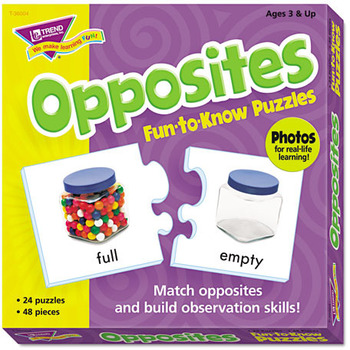 TREND® Fun to Know® Puzzles, Opposites