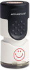 A Picture of product COS-030725 Accustamp Pre-Inked Round Stamp with Microban, Smiley, 5/8" dia., Red