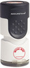 A Picture of product COS-035661 Accustamp Pre-Inked Round Stamp with Microban, INITIAL HERE, 5/8" dia, Red