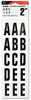 A Picture of product COS-098132 COSCO® Letters, Numbers & Symbols, Adhesive, 3", Black