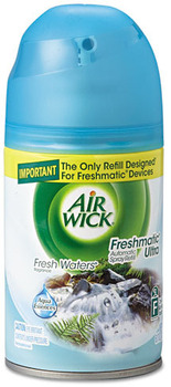 Air Wick® Freshmatic® Ultra Odor Detect Refills, Fresh Waters, 6.17oz Aerosol, 6/Carton