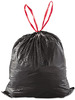 A Picture of product COX-70358 Glad® ForceFlex® Tall-Kitchen Drawstring Bags, 30 x 32, 30gal, 1.05mil, Black, 70/Carton