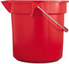 A Picture of product RCP-2614RED Rubbermaid® Commercial BRUTE® Round Utility Pail, 14qt, Red