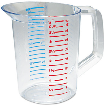 Rubbermaid® Commercial Bouncer® Measuring Cup, 32oz, Clear