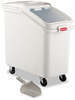 A Picture of product RCP-360288WHI Rubbermaid® Commercial ProSave™ Mobile Ingredient Bin, 26.18gal, 15 1/2w x 29 1/2d x 28h, White