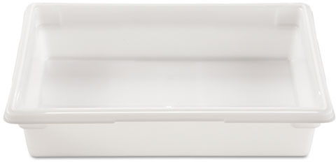 Rubbermaid FG350800WHT White Polyethylene Food Storage Box - 26 x