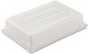 A Picture of product RCP-3508WHI Rubbermaid® Commercial Food/Tote Boxes, 8.5gal, 26w x 18d x 6h, White