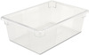 A Picture of product RCP-3300CLE Rubbermaid® Commercial Food/Tote Boxes, 12 1/2gal, 26w x 18d x 9h, Clear