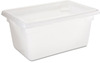 A Picture of product RCP-3300CLE Rubbermaid® Commercial Food/Tote Boxes, 12 1/2gal, 26w x 18d x 9h, Clear