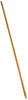 A Picture of product RCP-6355GRA Rubbermaid® Commercial Standard Threaded-Tip Broom/Sweep Handle, 1 dia x 57, Gray