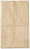 A Picture of product BAG-GK20S500 General Grocery Paper Bags, #20 Squat 40lb Kraft, Std 8 1/4 x 5 15/16 x 13 3/8, 500 bags