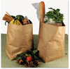 A Picture of product BAG-GK20S500 General Grocery Paper Bags, #20 Squat 40lb Kraft, Std 8 1/4 x 5 15/16 x 13 3/8, 500 bags
