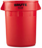 A Picture of product RCP-2632RED Rubbermaid® Commercial Round Brute® Container, Round, Plastic, 32gal, Red