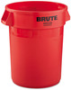 A Picture of product RCP-2632RED Rubbermaid® Commercial Round Brute® Container, Round, Plastic, 32gal, Red