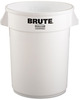 A Picture of product RCP-2632WHI Rubbermaid® Commercial Round Brute® Container, Round, Plastic, 32gal, White