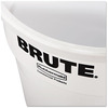 A Picture of product RCP-2632WHI Rubbermaid® Commercial Round Brute® Container, Round, Plastic, 32gal, White