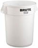 A Picture of product RCP-2632WHI Rubbermaid® Commercial Round Brute® Container, Round, Plastic, 32gal, White