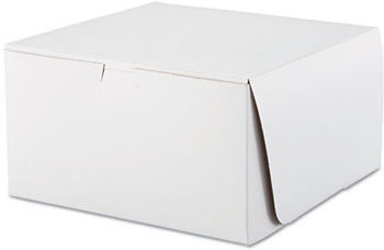 Bakery Box.  1-Piece, Tuck Top.  10" x 10" x 5-1/2", 100/Case