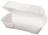 A Picture of product GPK-21600 Genpak® Hinged-Lid Foam Carryout Containers