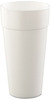 A Picture of product 107-426 Dart® Drink Foam Cups, Hot/Cold, 24oz, White, 25/Bag, 20 Bags/Carton