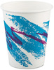 A Picture of product SLO-370JZJ SOLO® Cup Company Jazz® Paper Hot Cups, 10oz, Polycoated, 50/Bag, 20 Bags/Carton